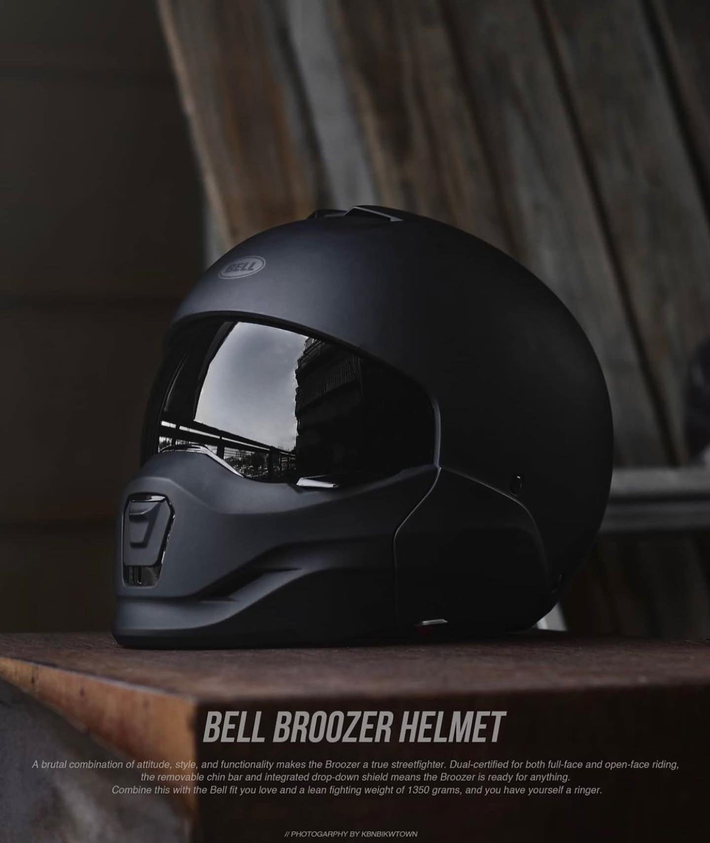 BELL BROOZER INNER SHIELD DARK SMOKE
