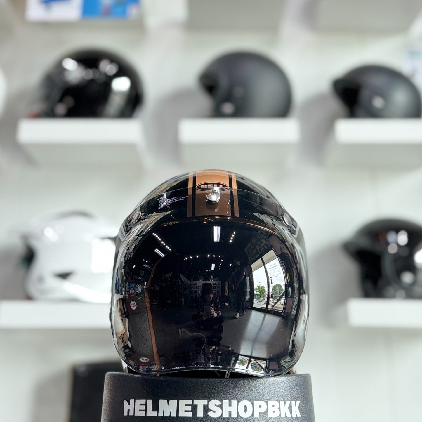 BELL 3-SNAP BUBBLE SHIELD DARK SMOKE