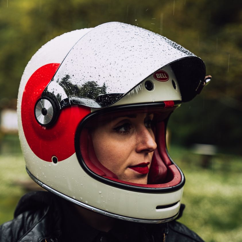 BELL BULLITT TT GLOSS VINTATE WHITE/OXBLLOD