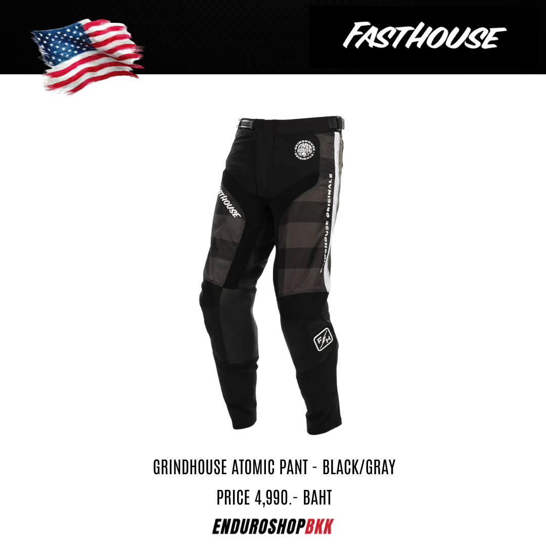 กางเกง FASTHOUSE GRINDHOUSE ATOMIC PANT BLACK GRAY