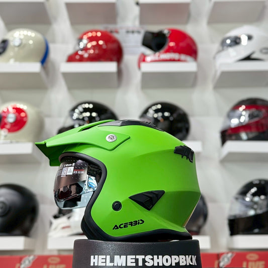 ACERBIS HELMET JET ARIA 22-06 GREEN 4