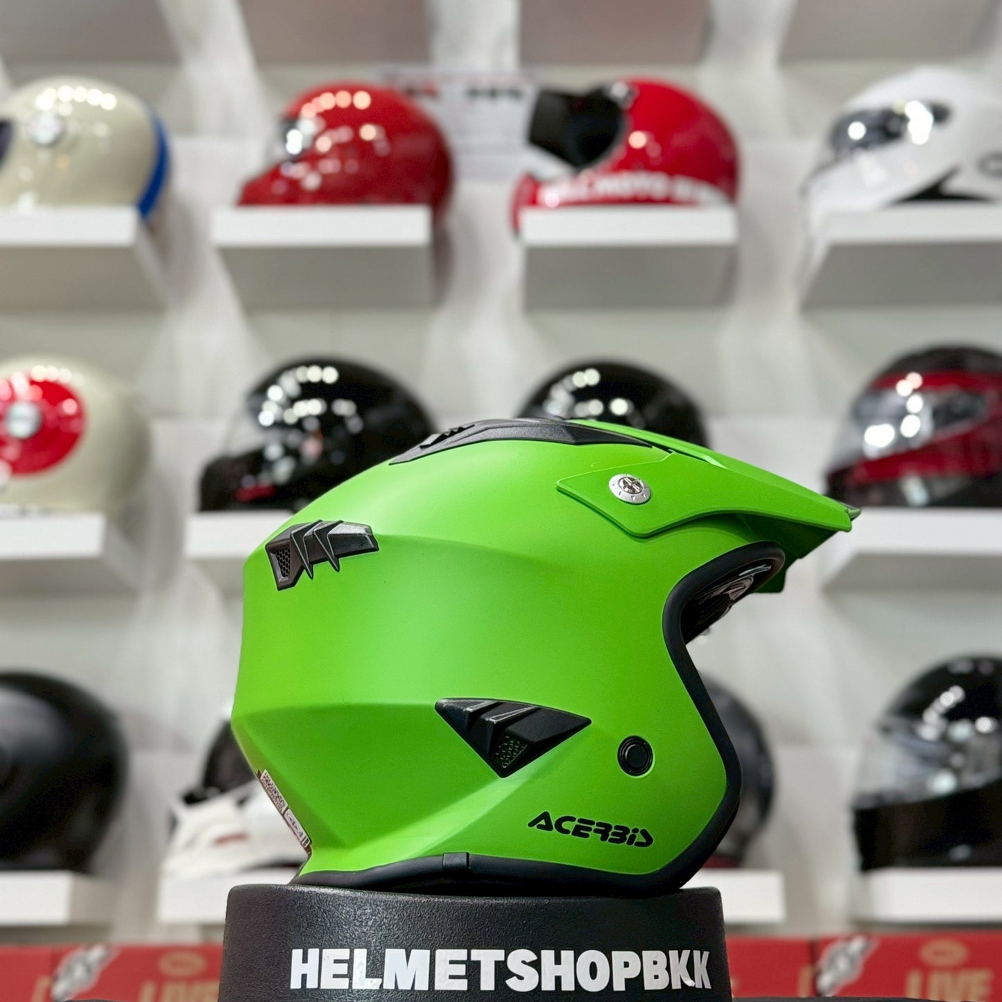 ACERBIS HELMET JET ARIA 22-06 GREEN 4