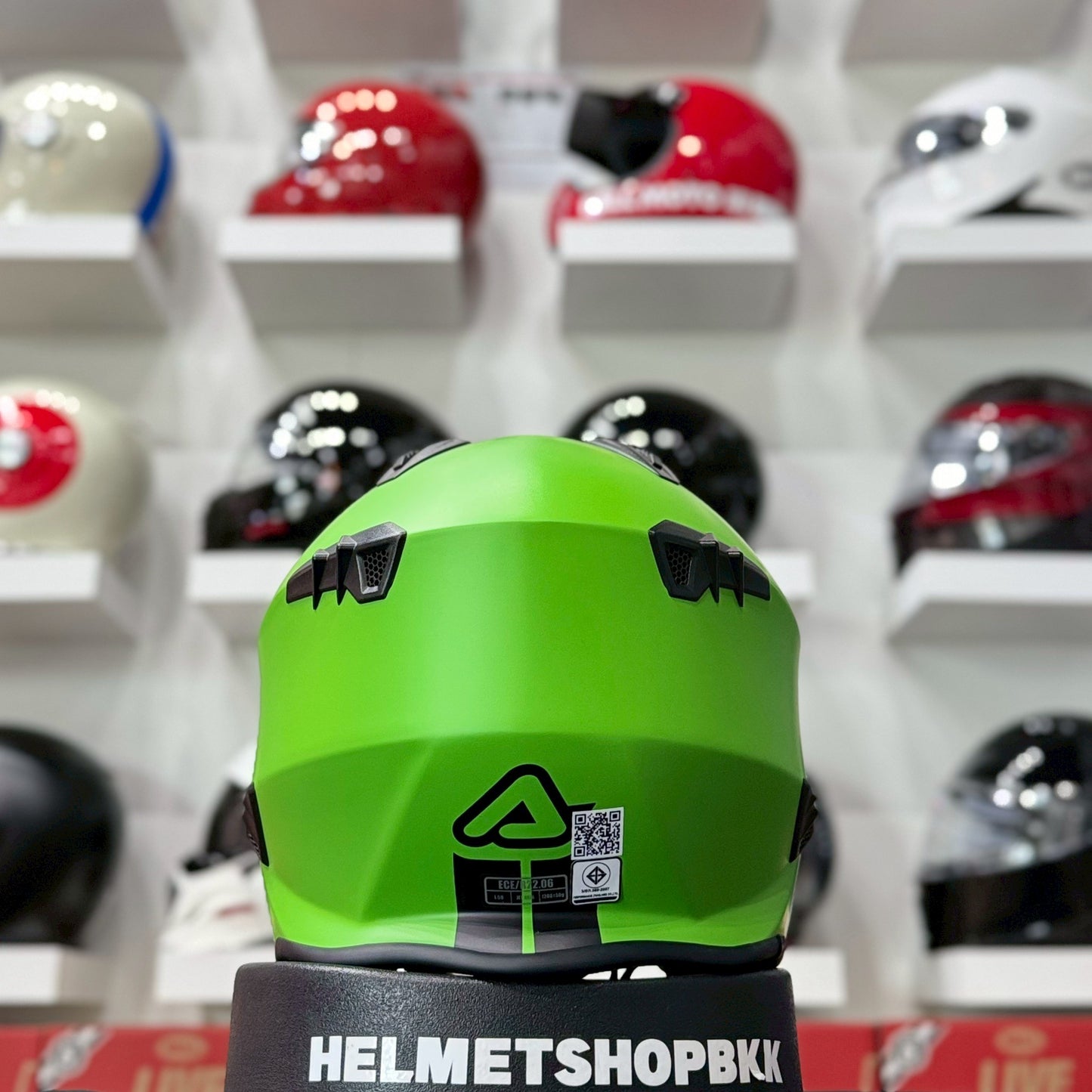 ACERBIS HELMET JET ARIA 22-06 GREEN 4