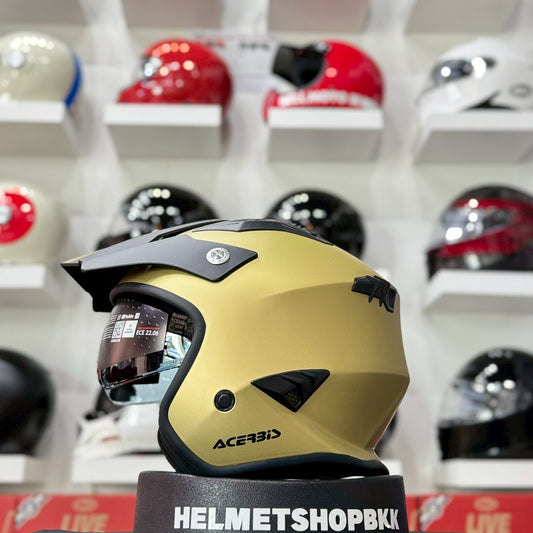 ACERBIS JET ARIA METALLIC HELMET GOLD