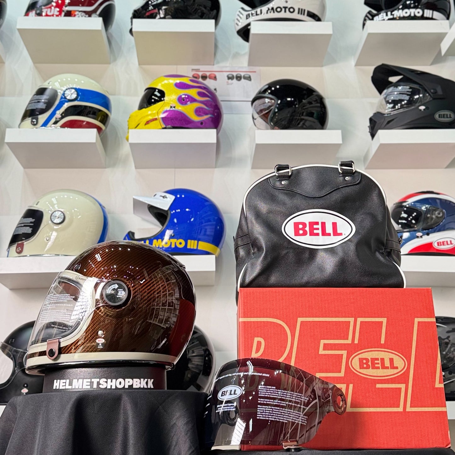 BELL BULLITT GT CARBON LANE BURNT ORANGE