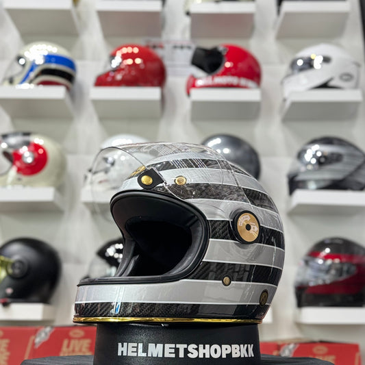 NEW BELL BULLITT CARBON GT LIMITED RSD TEMPLE GLOSS BLACK SILVER