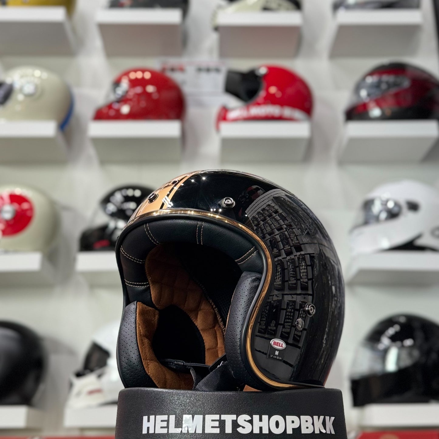 BELL CUSTOM 500 RALLY GLOSS BLACK BRONZE
