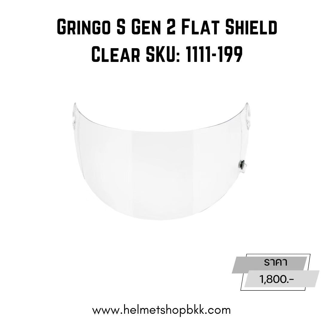 BILTWELL GRINGO S GEN 2 FLAT SHIELD CLEAR