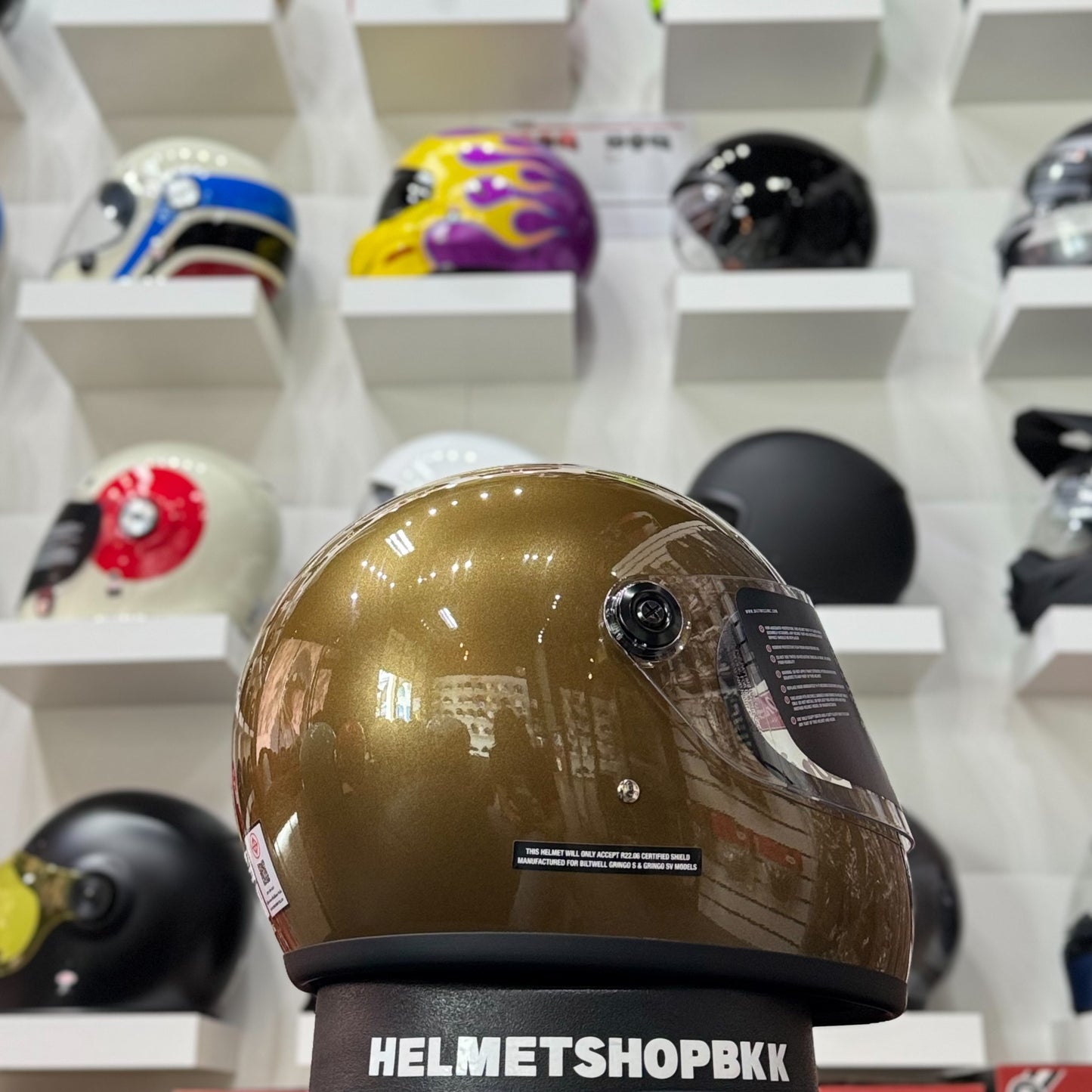 BILTWELL GRINGO S METALLIC UGLY GOLD