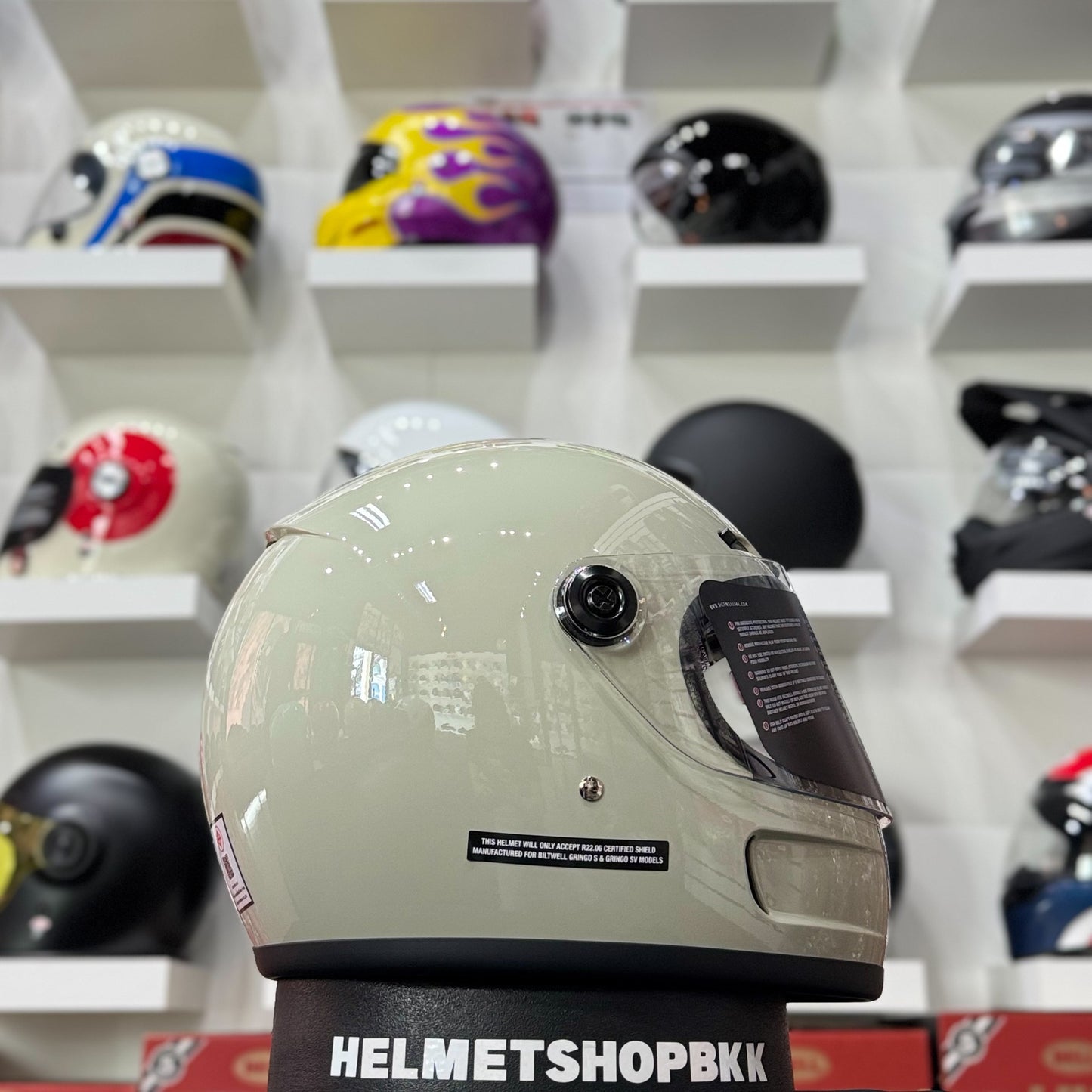BILTWELL GRINGO SV GLOSS CHAIK GREY