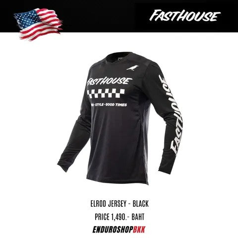 เสื้อแขนยาว FASTHOUSE ELROD JERSEY BLACK