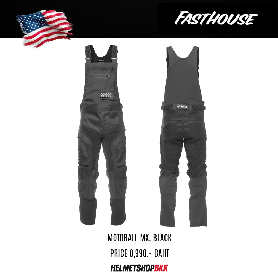 ชุดเอี๊ยม FASTHOUSE MOTORALL MX BLACK
