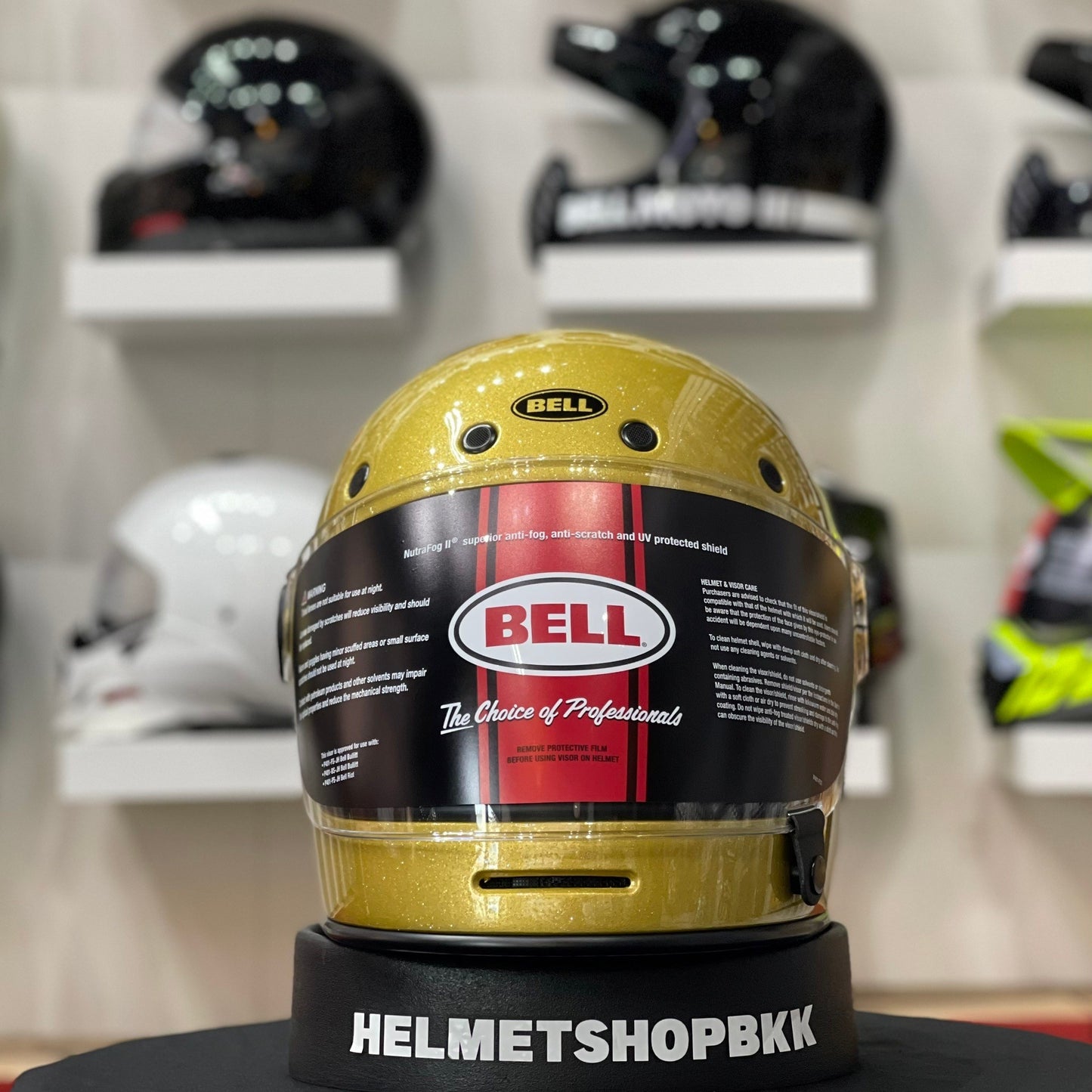 BELL BULLITT GLOSS GOLD FLAKE