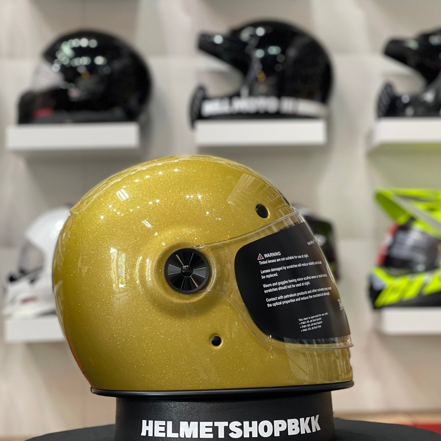 BELL BULLITT GLOSS GOLD FLAKE