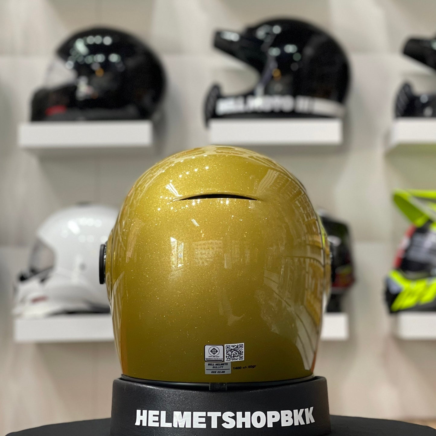 BELL BULLITT GLOSS GOLD FLAKE