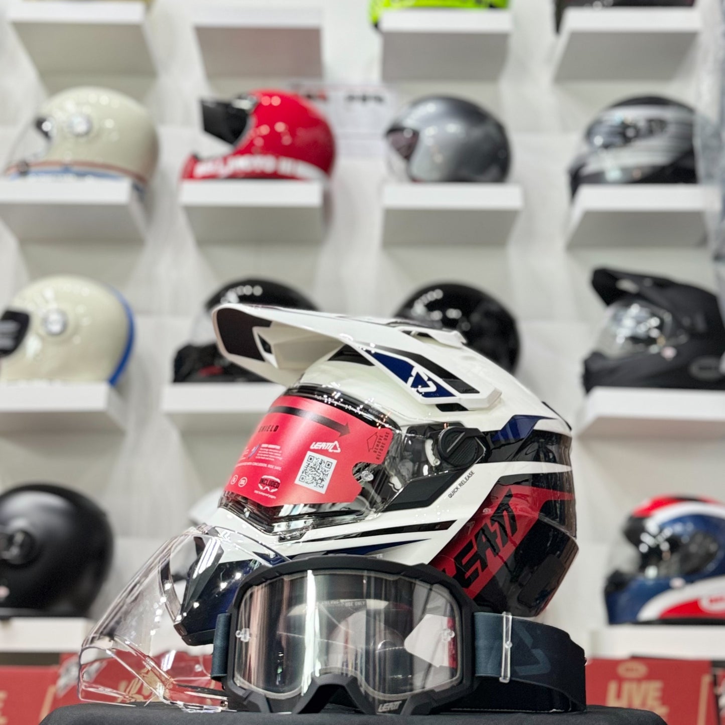 หมวกกันน็อค LEATT ADV 8.5-4.5 GOGGLE ROYAL