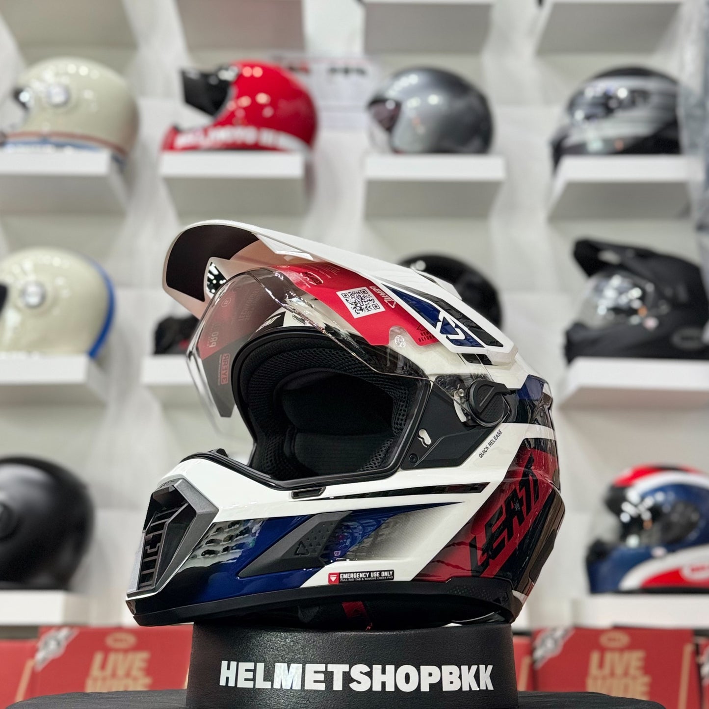 หมวกกันน็อค LEATT ADV 8.5-4.5 GOGGLE ROYAL