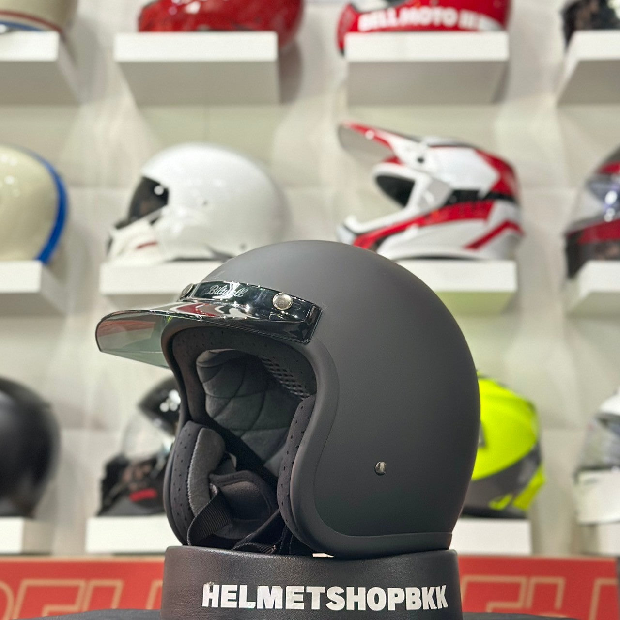 BILTWELL MOTO VISOR SMOKE TRANSLUCENT