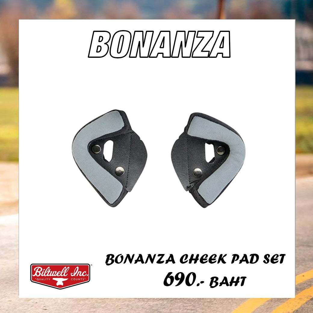 นวมแก้ม BILTWELL BONANZA 2-SNAP CHEEK PAD SET