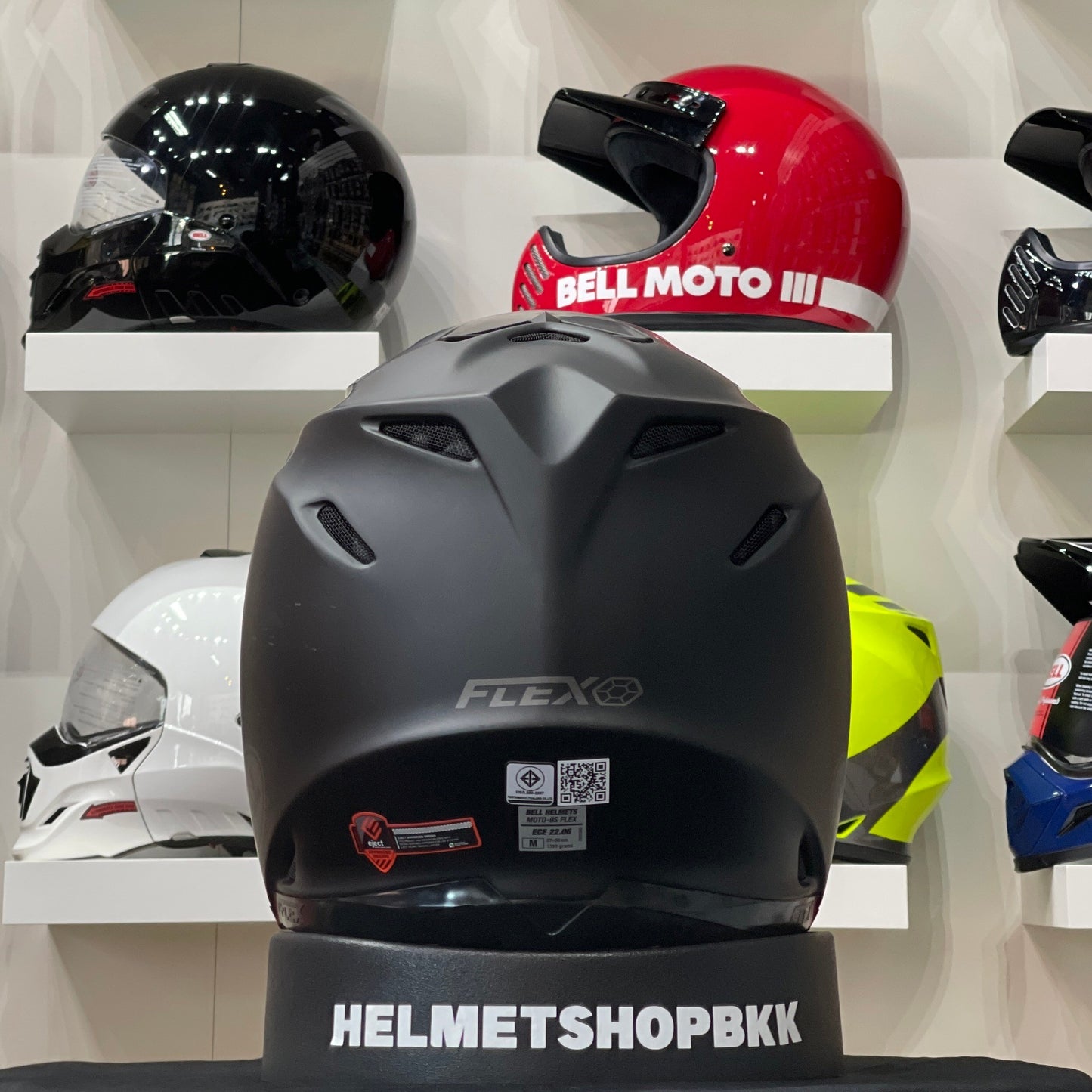 MOTO-10 SPHERICAL GLOSS MATTE BLACK