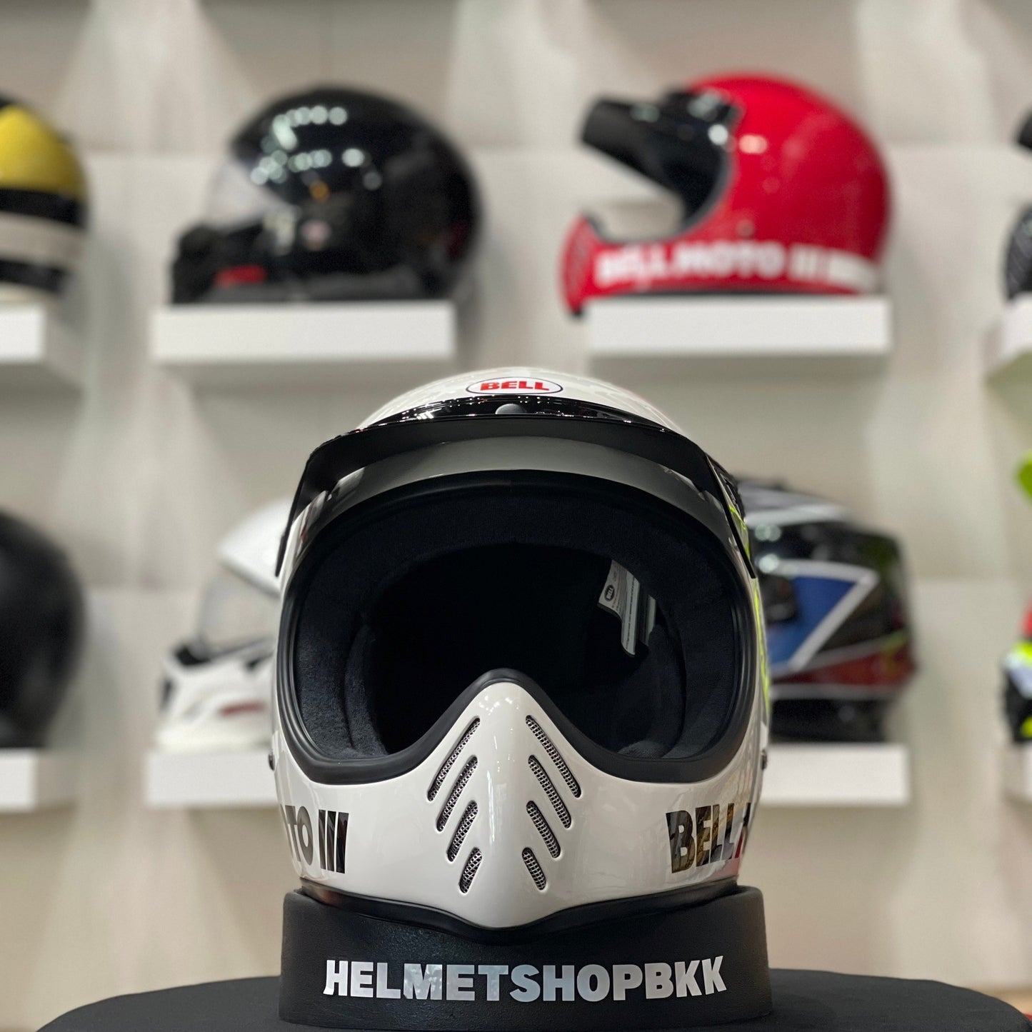 BELL MOTO-3 CLASSIC GLOSS WHITE