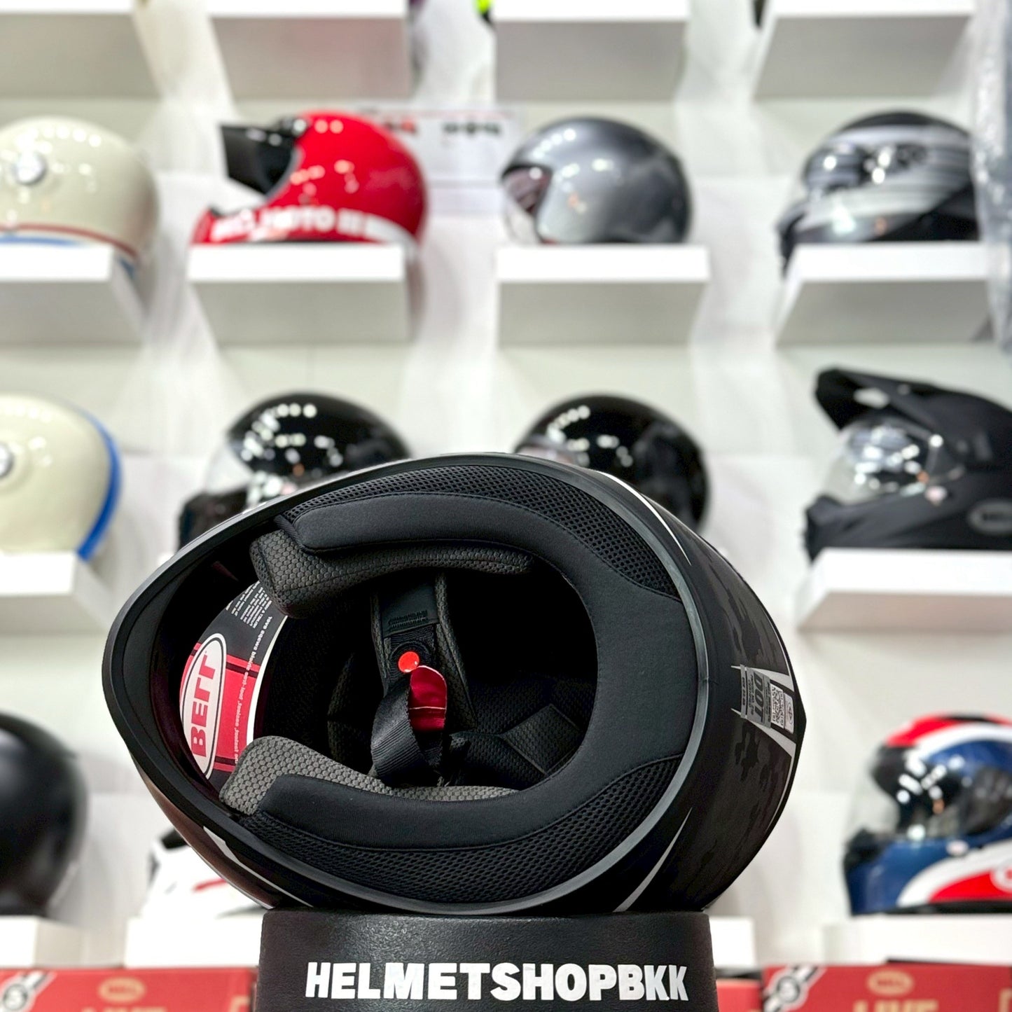 BELL QUALIFIER STEALTH CAMO MATTE BLACK/WHITE