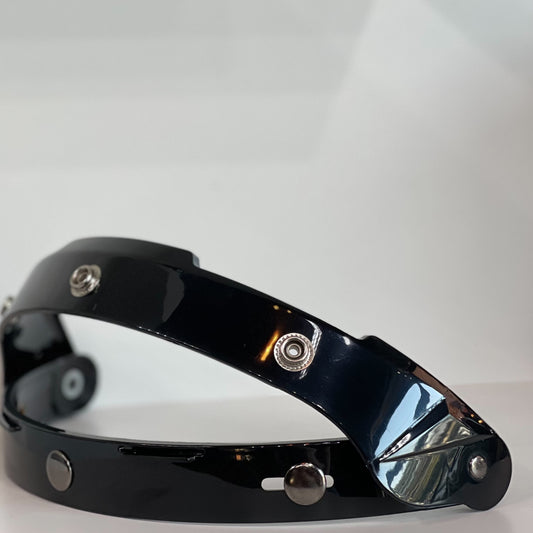 ADAPTER FLIP UP BASE ATTACHMENT FOR 3-SNAPS BUBBLE SHIELD VISOR