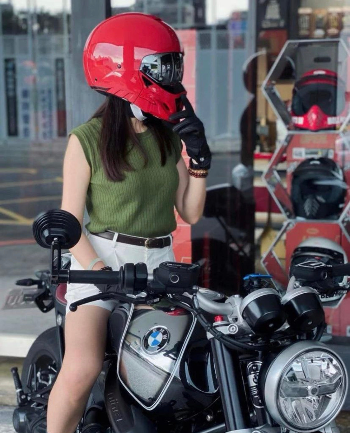 BELL BROOZER DUPLET GLOSS RED