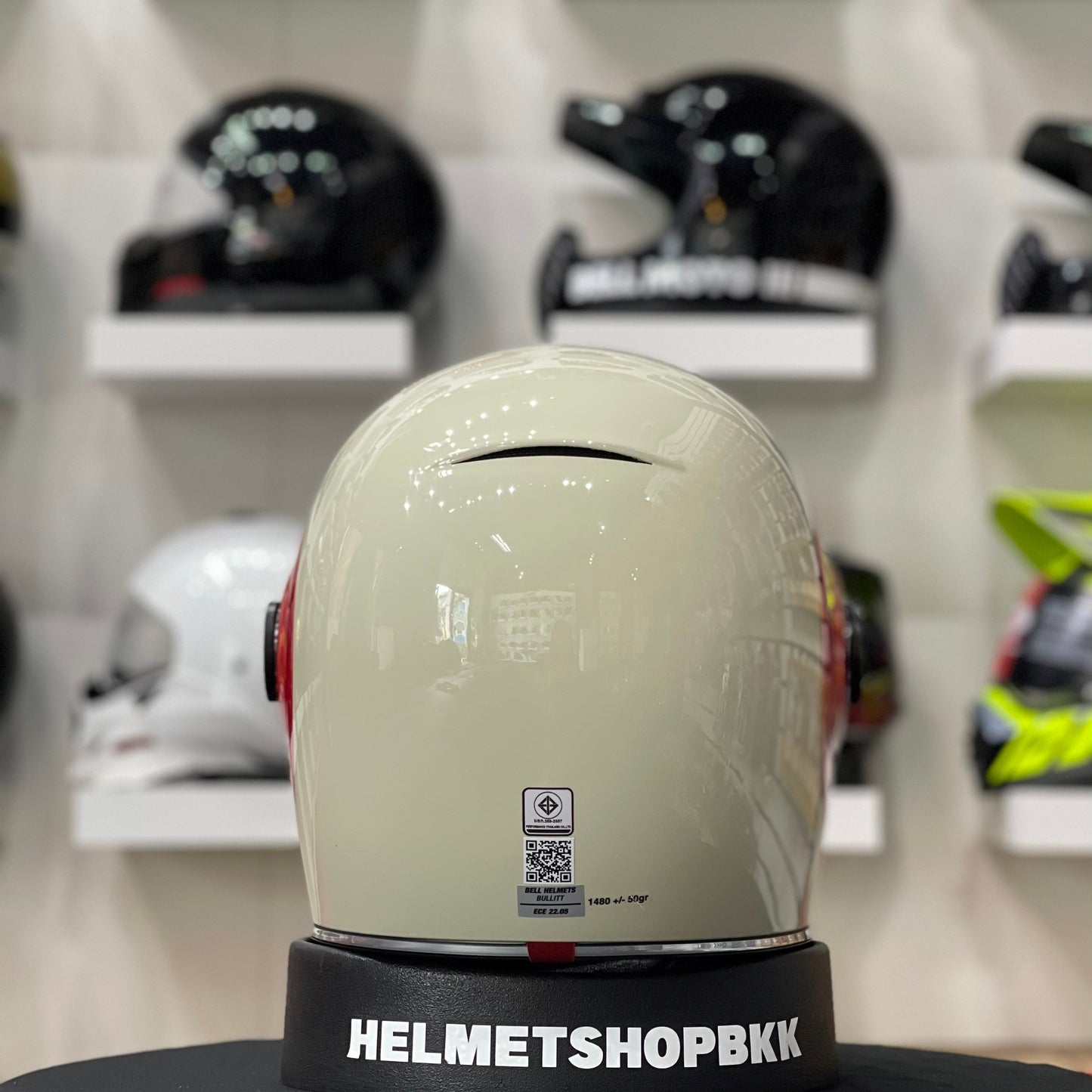 BELL BULLITT TT GLOSS VINTATE WHITE/OXBLLOD