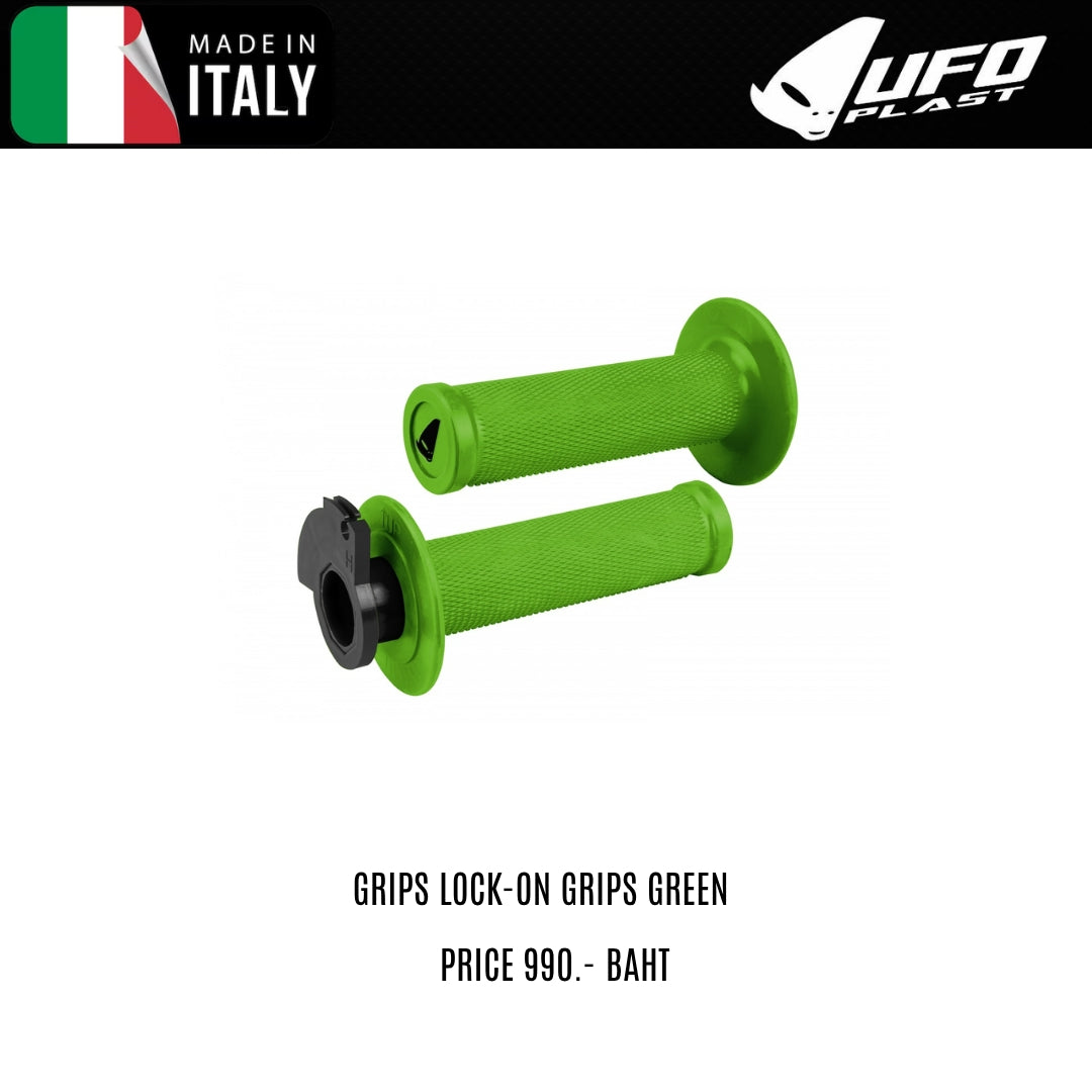 UFO GRIPS LOCK-ON GRIPS GREEN