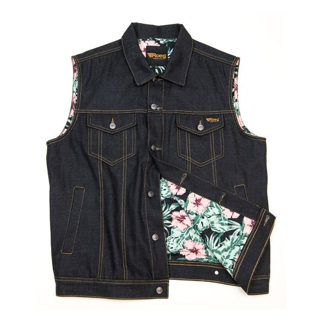 เสื้อกั๊กยีนส์ ROEG KALE VEST STICKY BLUE