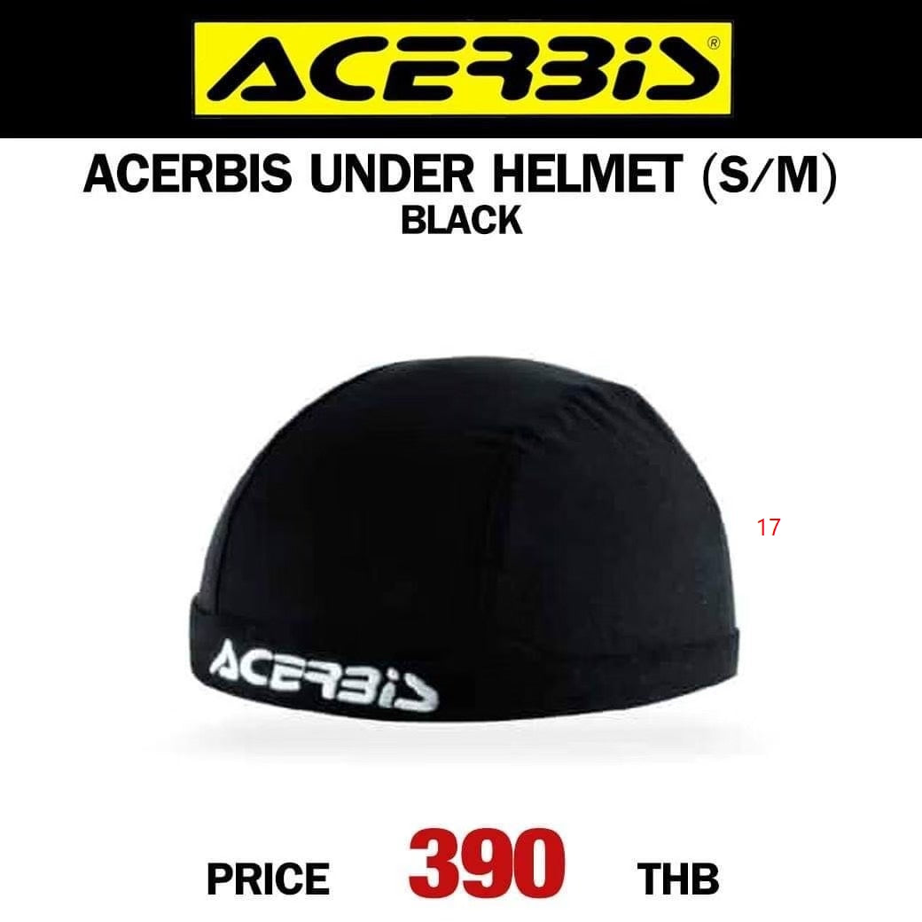 โม่งครึ่งใบ ACERBIS UNDER HELMET BLACK