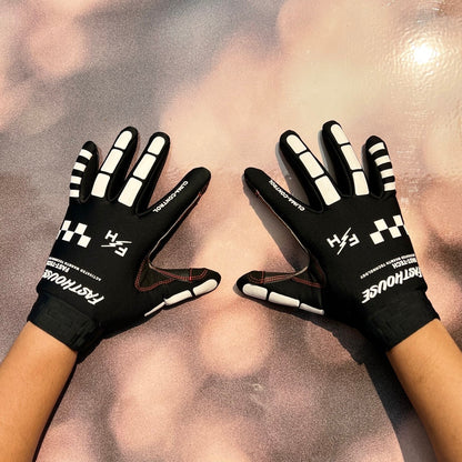 ถุงมือไบท์เกอร์  FASTHOUSE TOASTER GLOVE BLACK WHITE