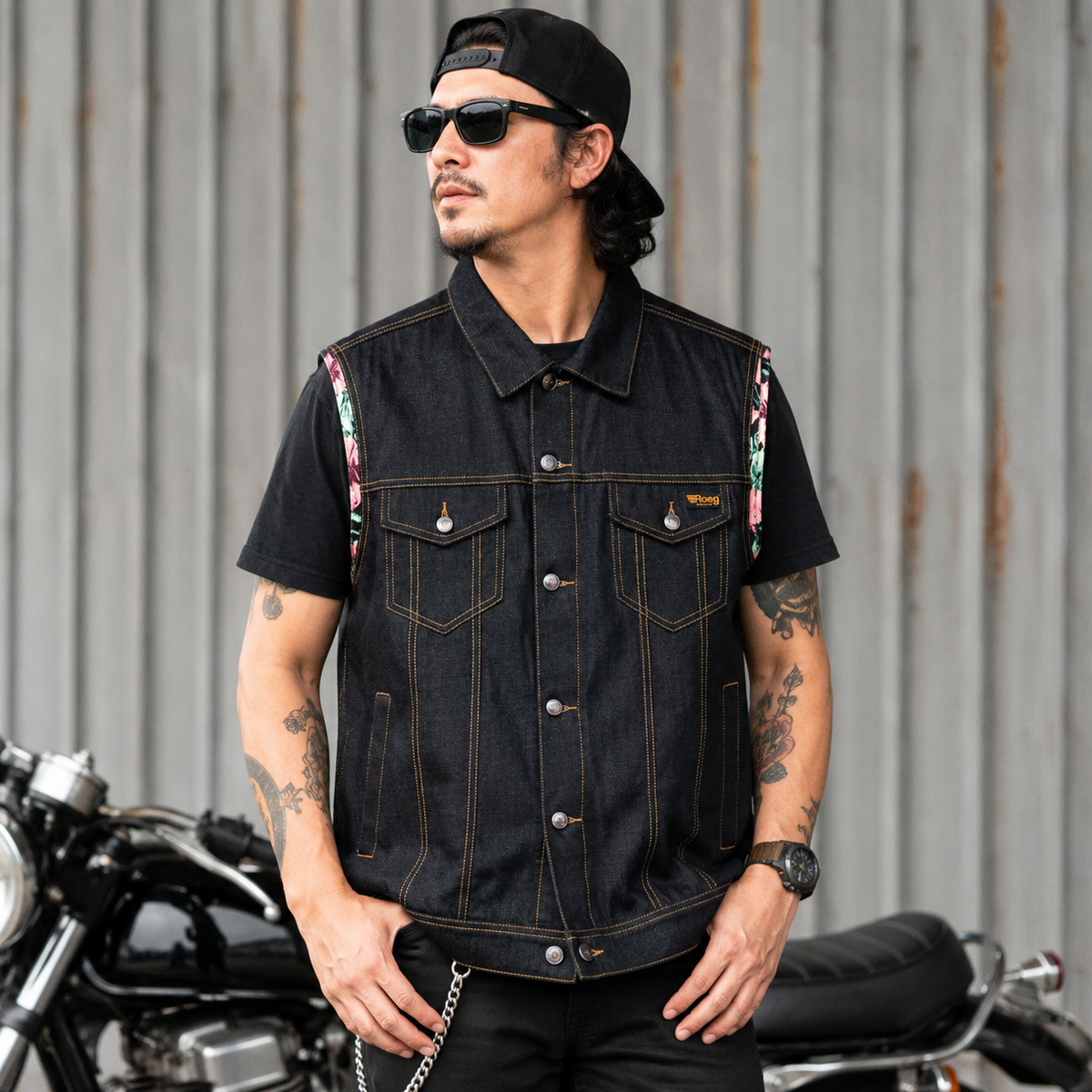 เสื้อกั๊กยีนส์ ROEG KALE VEST STICKY BLUE
