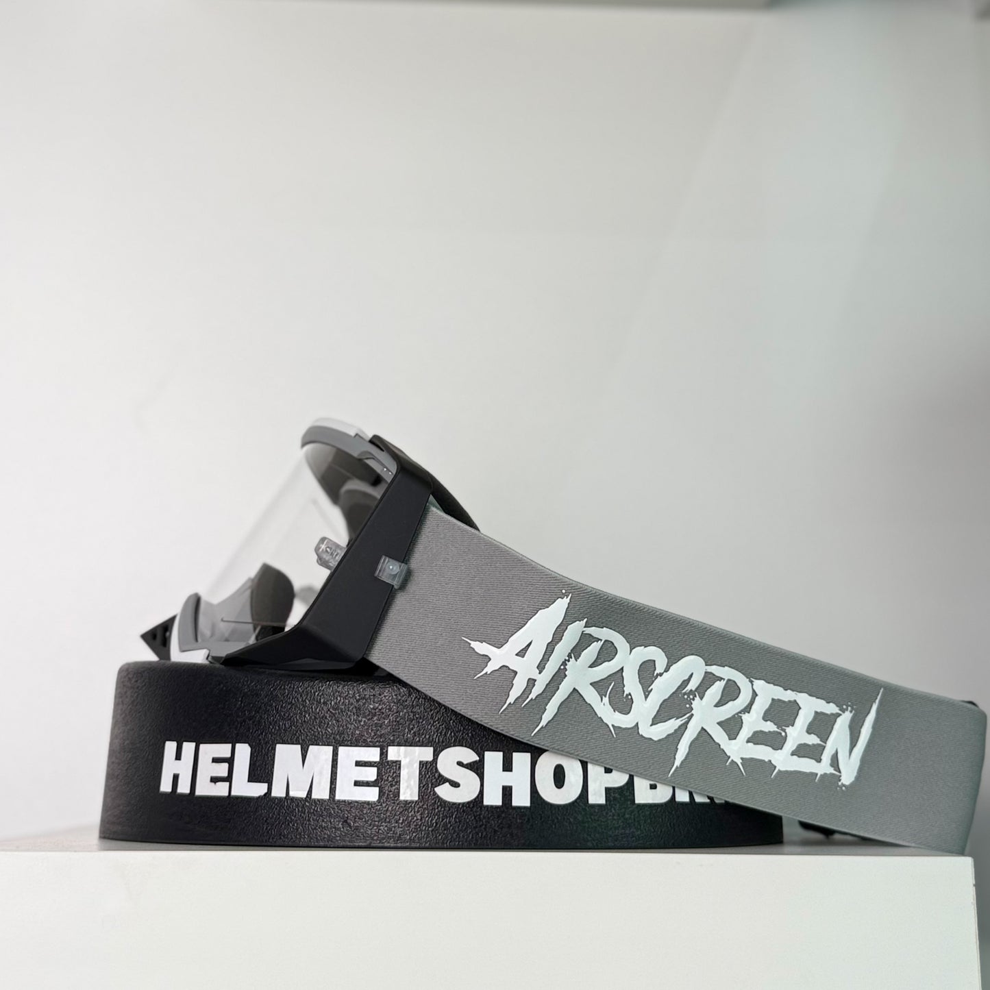 แว่นกันลม AIR SCREEN GOGGLE AERO EX 03 GRAY WHITE BLACK CLEAR