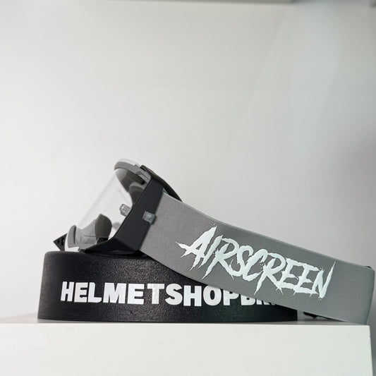 แว่นกันลม AIR SCREEN GOGGLE AERO EX 03 GRAY WHITE BLACK CLEAR