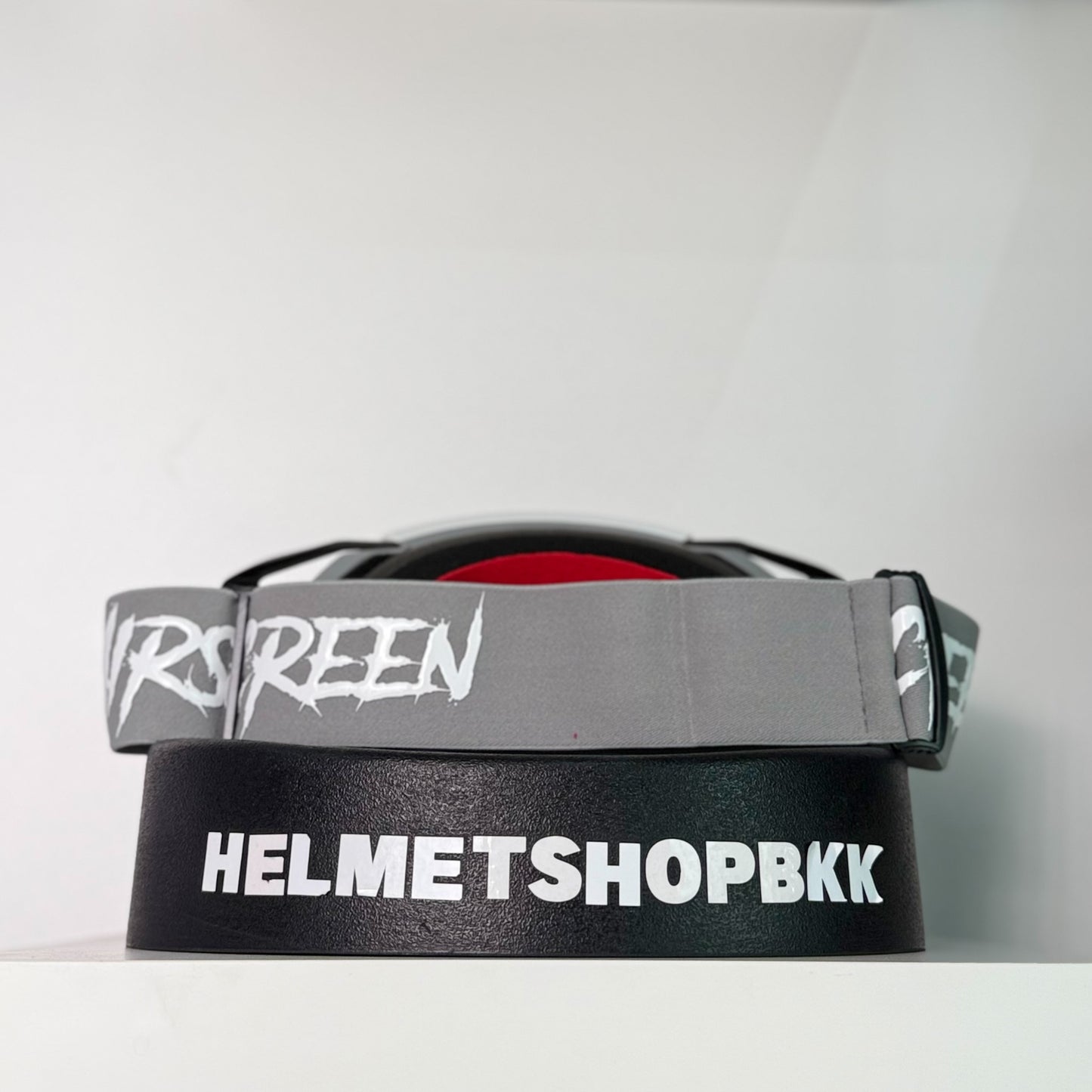แว่นกันลม AIR SCREEN GOGGLE AERO EX 03 GRAY WHITE BLACK CLEAR