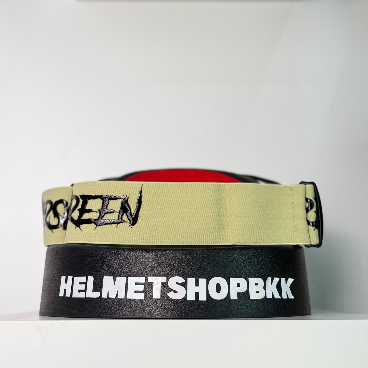 แว่นกันลม AIR SCREEN GOGGLE AERO MX 08 SAND BLACK CLEAR