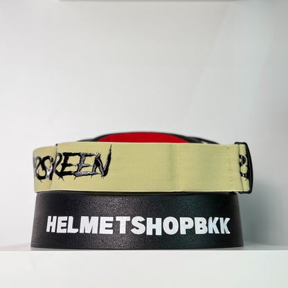 แว่นกันลม AIR SCREEN GOGGLE AERO MX 08 SAND BLACK CLEAR