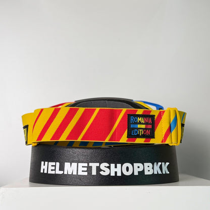 แว่นกันลม AIR SCREEN GOGGLE AERO RO EX BLUE YELLOW RED CLEAR
