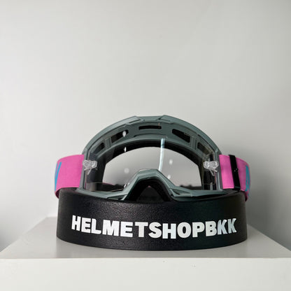 แว่นกันลม AIR SCREEN GOGGLE LITE 01 EX GREY PINK CLEAR