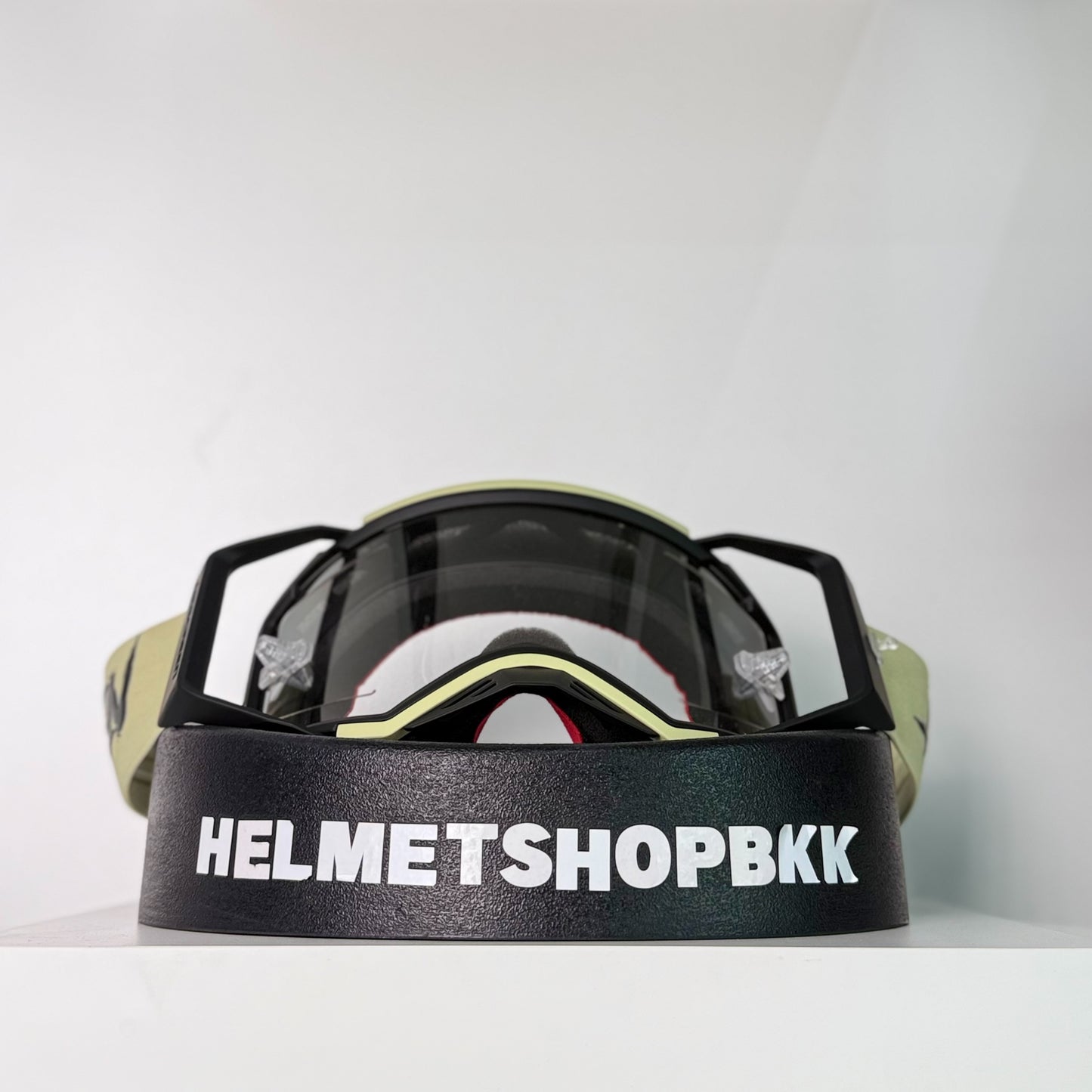 แว่นกันลม AIR SCREEN GOGGLE AERO EX 08 SAND BLACK CLEAR