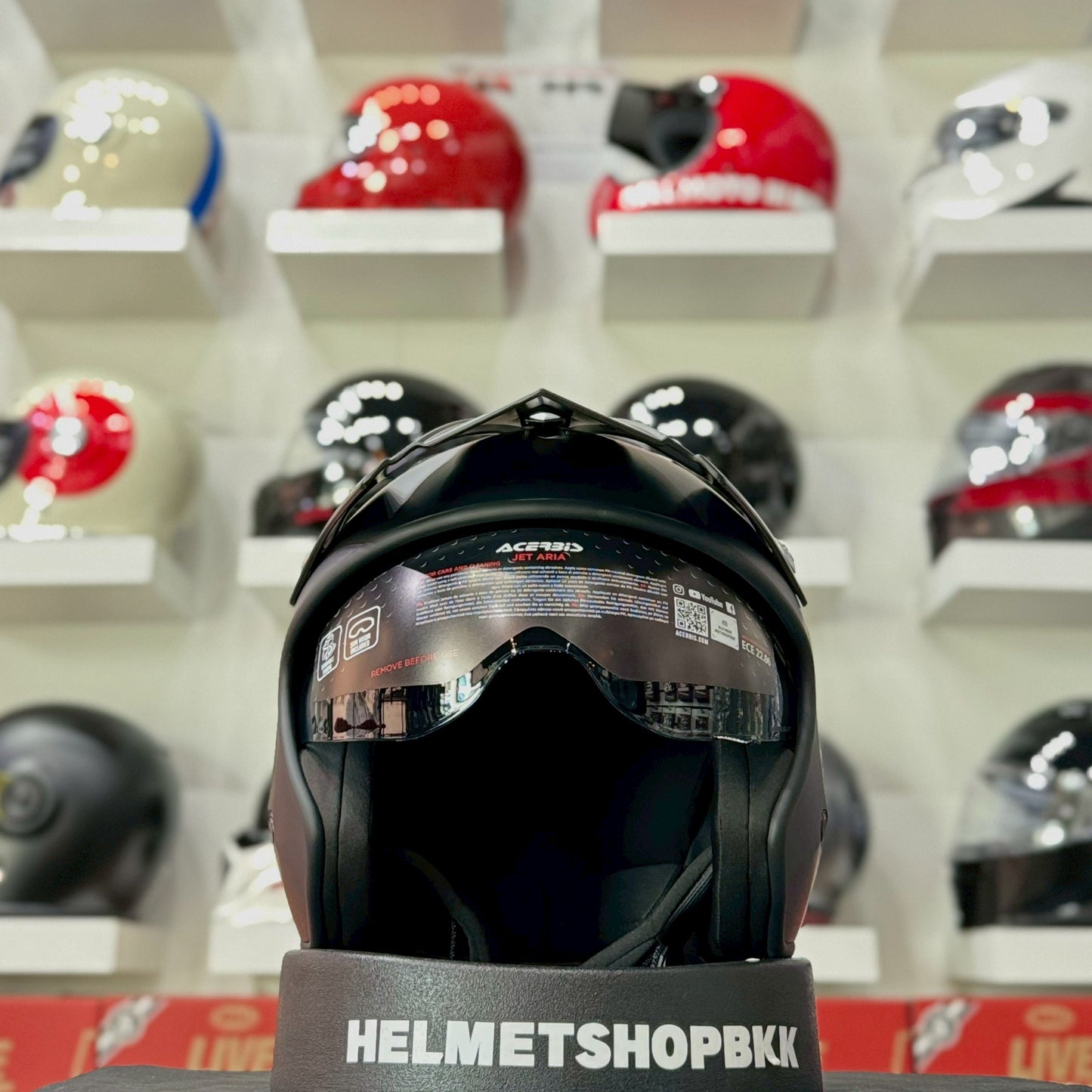 ACERBIS JET ARIA METALLIC HELMET CHAMELEON