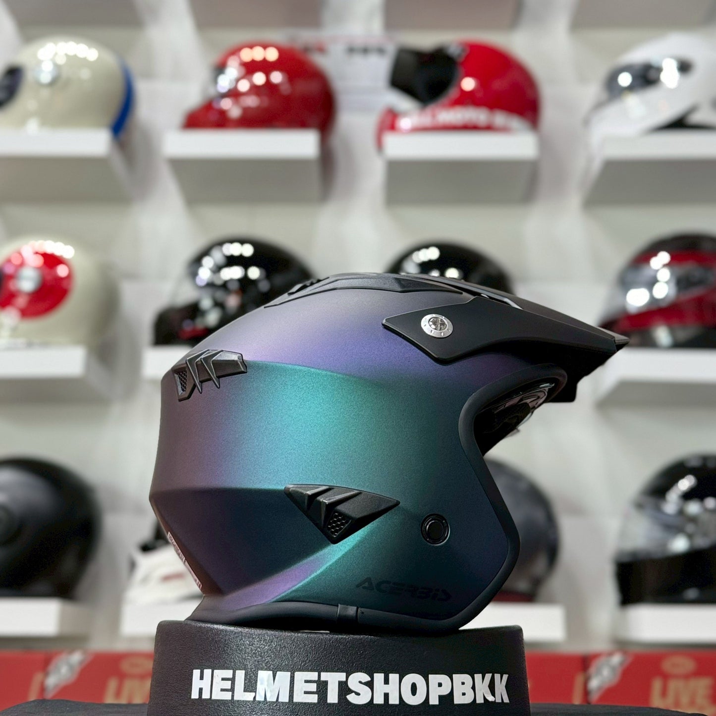 ACERBIS JET ARIA METALLIC HELMET CHAMELEON