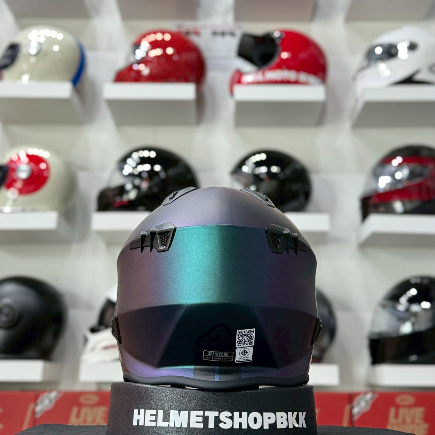 ACERBIS JET ARIA METALLIC HELMET CHAMELEON