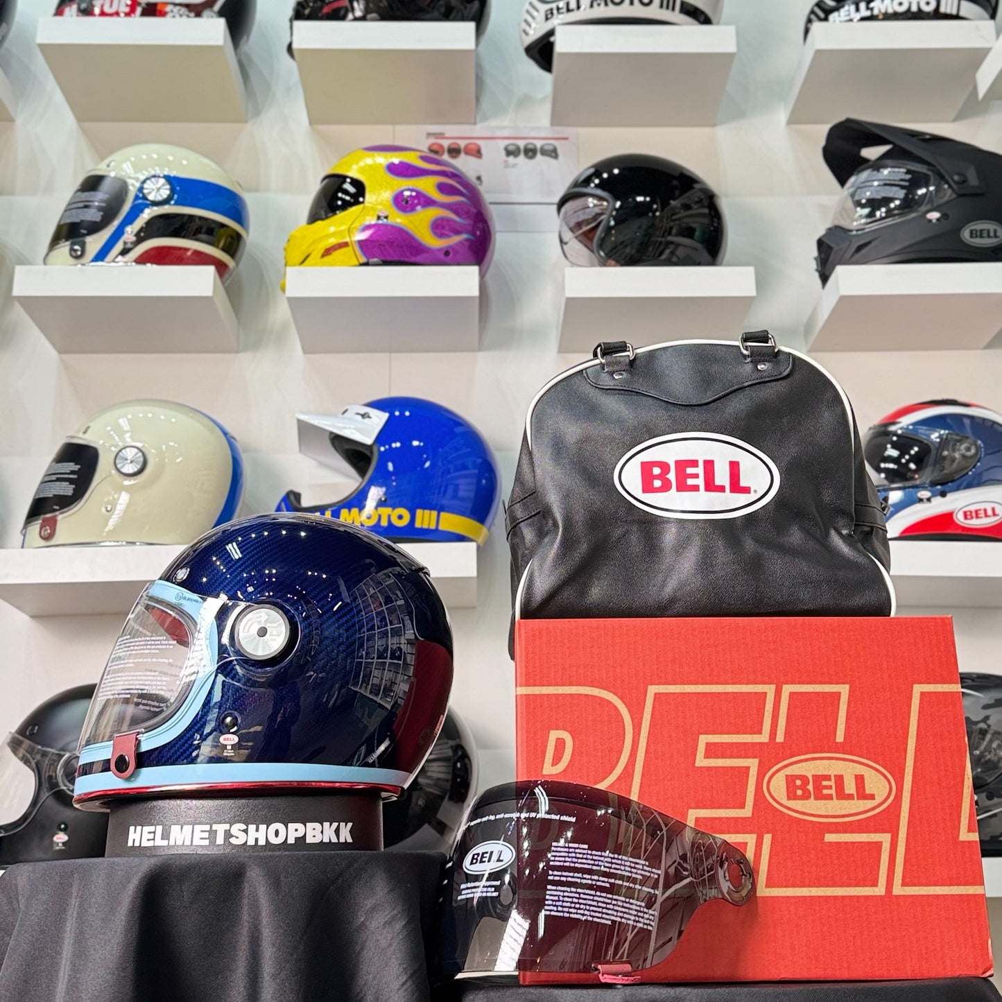 BELL BULLITT GT CARBON LANE BLUE