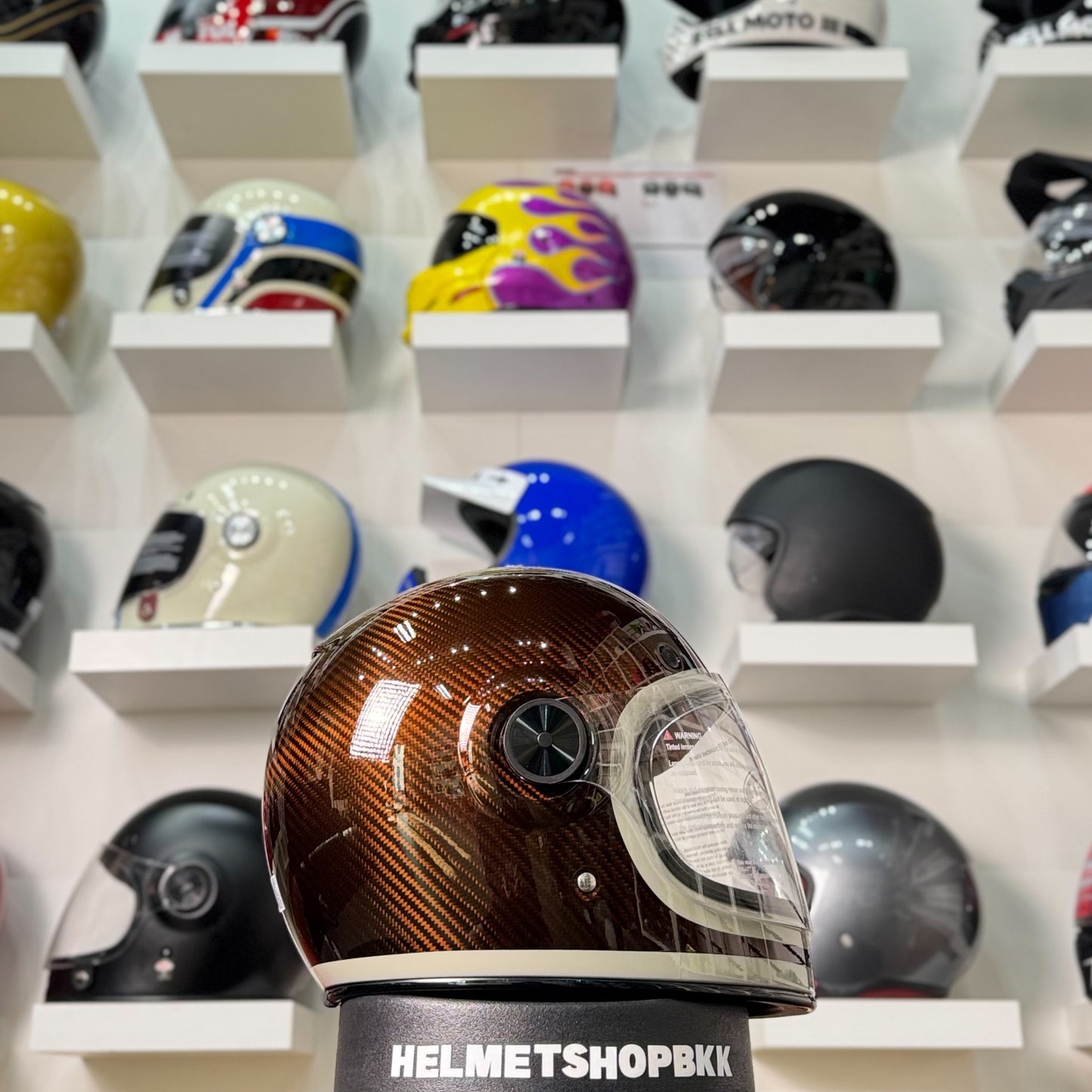 BELL BULLITT GT CARBON LANE BURNT ORANGE