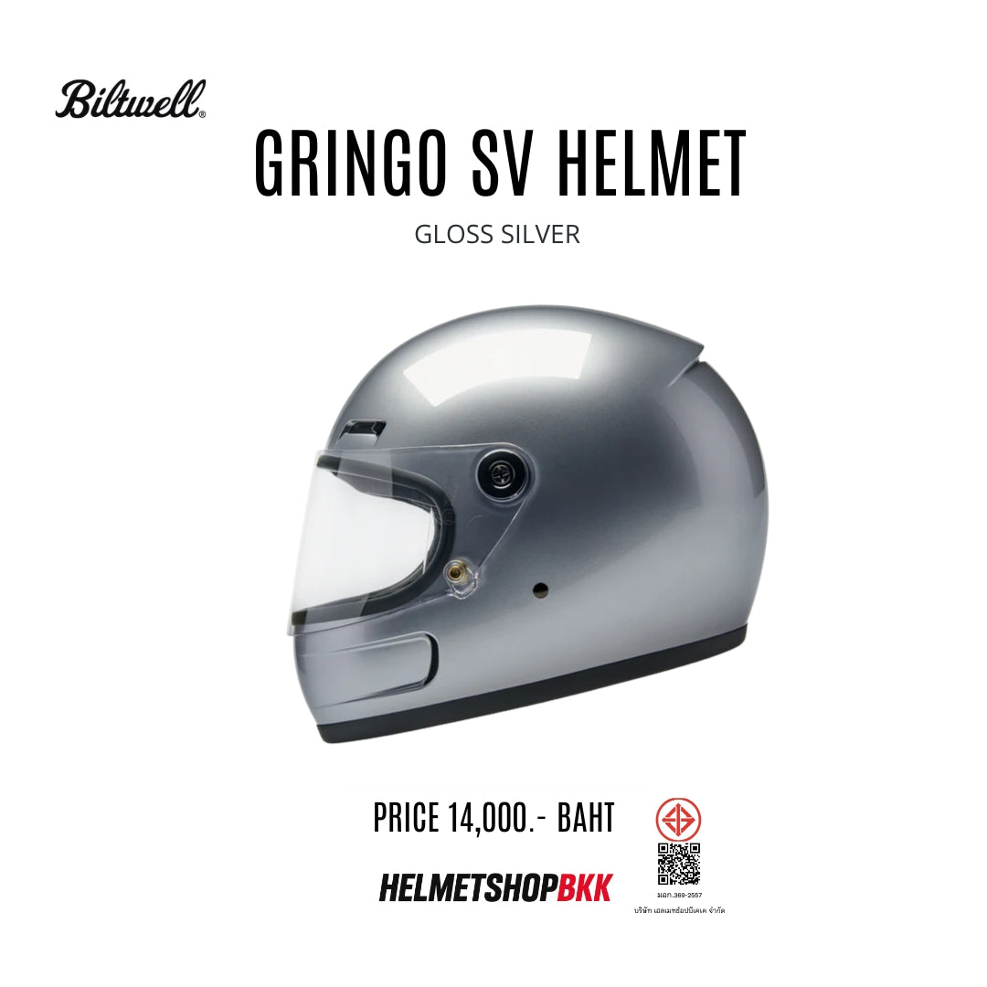 BILTWELL GRINGO SV GLOSS SILVER