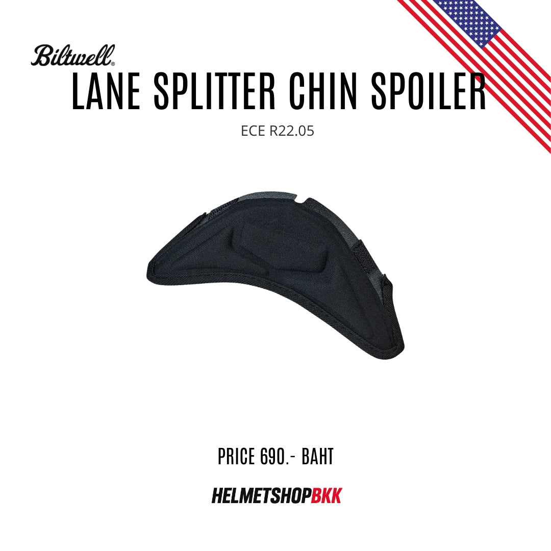 แผ่นปิดใต้คาง BILTWELL LANE SPLITTER CHIN SPOILER ECE R22.05