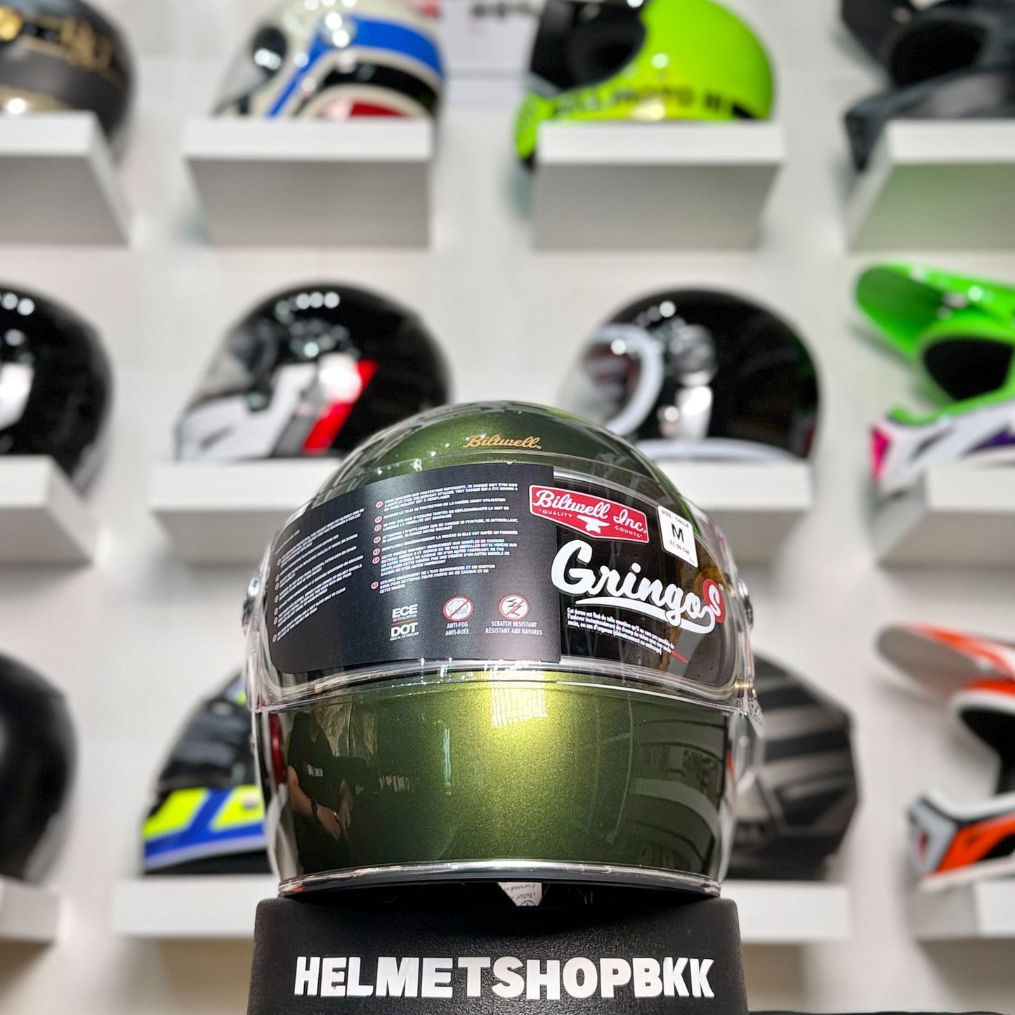 BILTWELL GRINGO S METALLIC DART GREEN